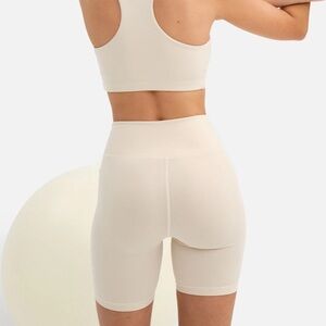 SOLD Mate the Label Bone Cream Bike Shorts Small Cotton